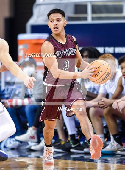 Thumbnail 1 in The Meadows School vs. West Wendover (NIAA State 2A Semifinal) photogallery.