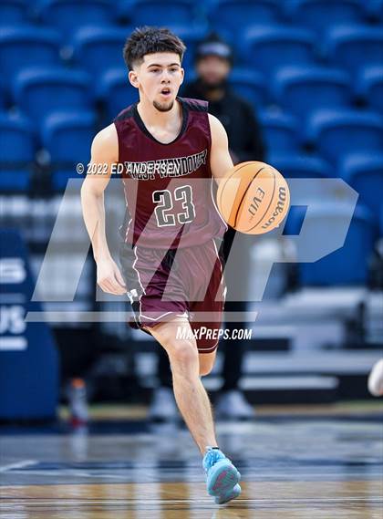 Thumbnail 1 in The Meadows School vs. West Wendover (NIAA State 2A Semifinal) photogallery.