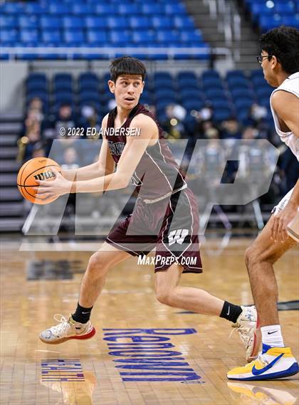 Thumbnail 2 in The Meadows School vs. West Wendover (NIAA State 2A Semifinal) photogallery.