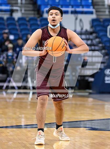 Thumbnail 2 in The Meadows School vs. West Wendover (NIAA State 2A Semifinal) photogallery.