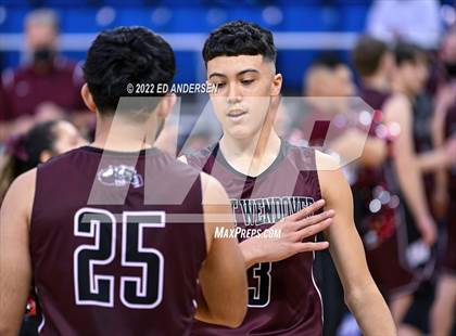 Thumbnail 2 in The Meadows School vs. West Wendover (NIAA State 2A Semifinal) photogallery.