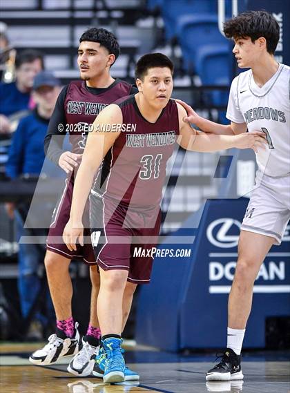 Thumbnail 1 in The Meadows School vs. West Wendover (NIAA State 2A Semifinal) photogallery.