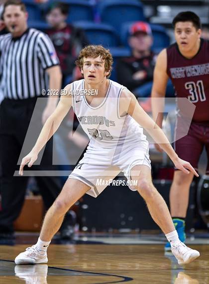 Thumbnail 1 in The Meadows School vs. West Wendover (NIAA State 2A Semifinal) photogallery.