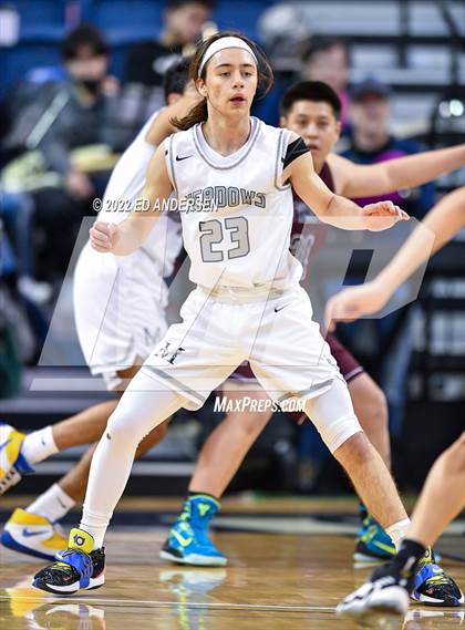 Thumbnail 2 in The Meadows School vs. West Wendover (NIAA State 2A Semifinal) photogallery.