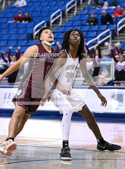 Thumbnail 3 in The Meadows School vs. West Wendover (NIAA State 2A Semifinal) photogallery.