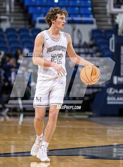 Thumbnail 1 in The Meadows School vs. West Wendover (NIAA State 2A Semifinal) photogallery.