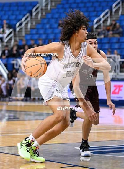 Thumbnail 1 in The Meadows School vs. West Wendover (NIAA State 2A Semifinal) photogallery.