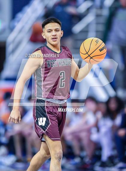 Thumbnail 2 in The Meadows School vs. West Wendover (NIAA State 2A Semifinal) photogallery.