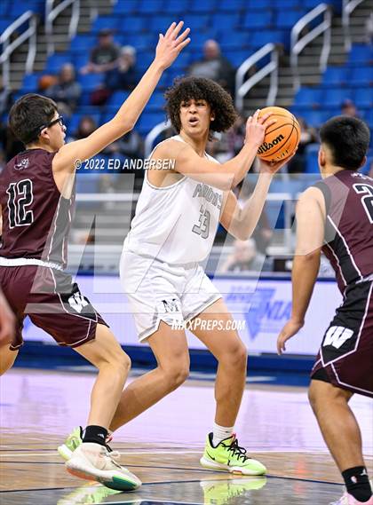 Thumbnail 3 in The Meadows School vs. West Wendover (NIAA State 2A Semifinal) photogallery.