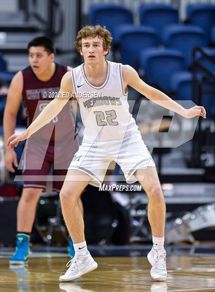 Thumbnail 2 in The Meadows School vs. West Wendover (NIAA State 2A Semifinal) photogallery.
