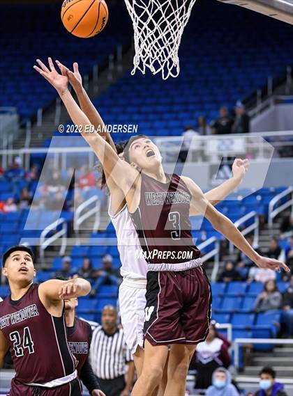 Thumbnail 3 in The Meadows School vs. West Wendover (NIAA State 2A Semifinal) photogallery.