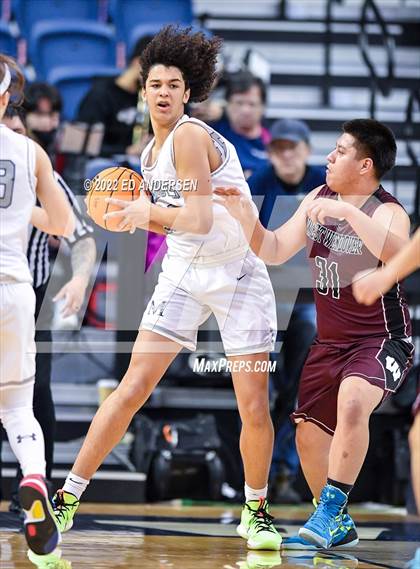Thumbnail 2 in The Meadows School vs. West Wendover (NIAA State 2A Semifinal) photogallery.
