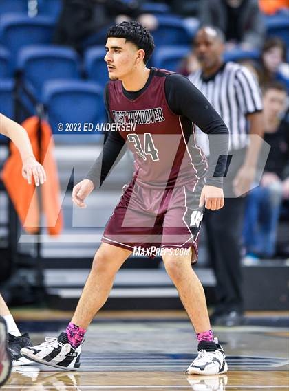 Thumbnail 3 in The Meadows School vs. West Wendover (NIAA State 2A Semifinal) photogallery.