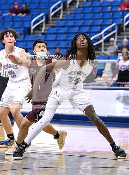 Thumbnail 2 in The Meadows School vs. West Wendover (NIAA State 2A Semifinal) photogallery.