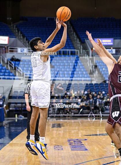 Thumbnail 2 in The Meadows School vs. West Wendover (NIAA State 2A Semifinal) photogallery.