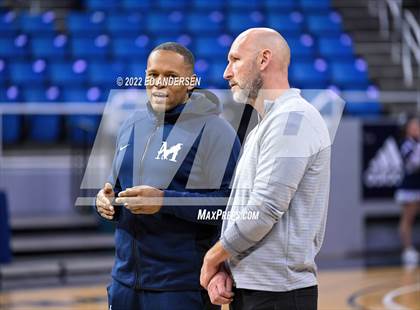 Thumbnail 2 in The Meadows School vs. West Wendover (NIAA State 2A Semifinal) photogallery.