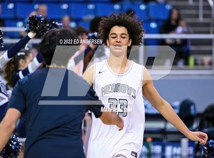 Thumbnail 2 in The Meadows School vs. West Wendover (NIAA State 2A Semifinal) photogallery.