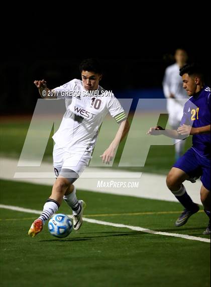 Thumbnail 3 in West Campus vs Escalon (CIF SJS D5 Final) photogallery.