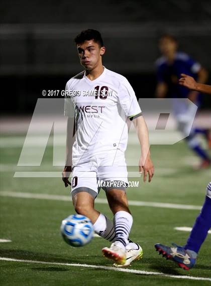 Thumbnail 2 in West Campus vs Escalon (CIF SJS D5 Final) photogallery.