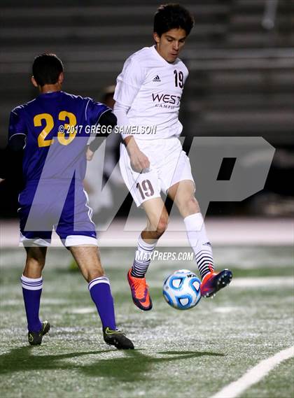 Thumbnail 1 in West Campus vs Escalon (CIF SJS D5 Final) photogallery.