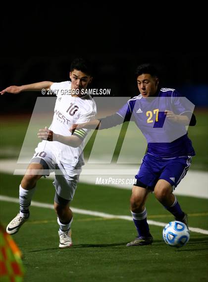 Thumbnail 1 in West Campus vs Escalon (CIF SJS D5 Final) photogallery.