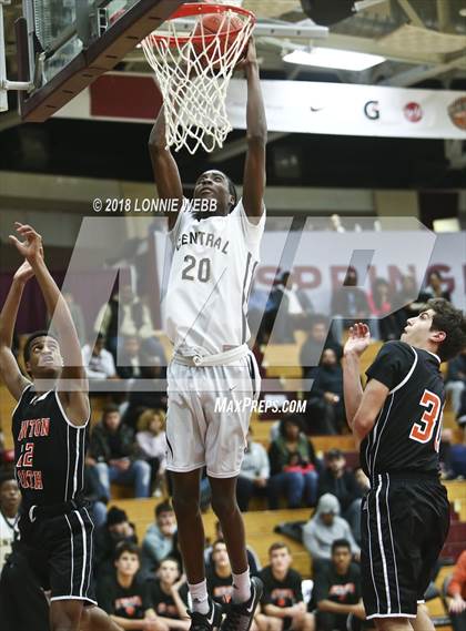 Thumbnail 1 in Newton North vs. Springfield Central (Spalding Hoophall Classic) photogallery.