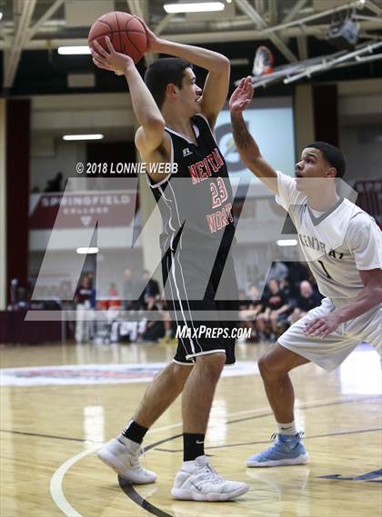 Thumbnail 3 in Newton North vs. Springfield Central (Spalding Hoophall Classic) photogallery.
