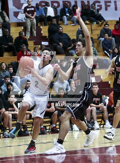 Thumbnail 1 in Newton North vs. Springfield Central (Spalding Hoophall Classic) photogallery.