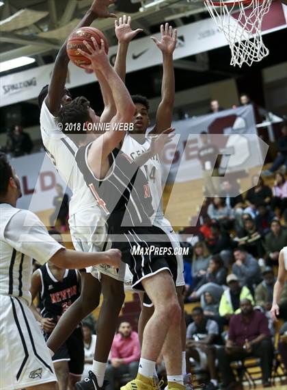Thumbnail 1 in Newton North vs. Springfield Central (Spalding Hoophall Classic) photogallery.