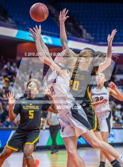 Thumbnail 1 in Trinity Catholic vs. Canton (CIAC Class S Final) photogallery.