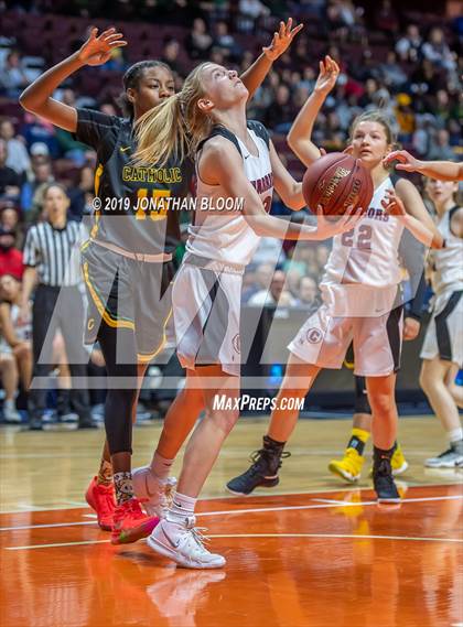 Thumbnail 2 in Trinity Catholic vs. Canton (CIAC Class S Final) photogallery.