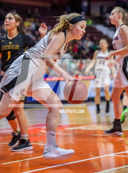 Thumbnail 2 in Trinity Catholic vs. Canton (CIAC Class S Final) photogallery.