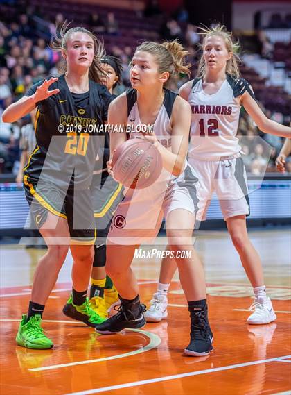 Thumbnail 3 in Trinity Catholic vs. Canton (CIAC Class S Final) photogallery.