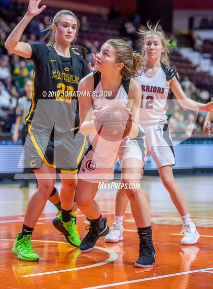 Thumbnail 1 in Trinity Catholic vs. Canton (CIAC Class S Final) photogallery.