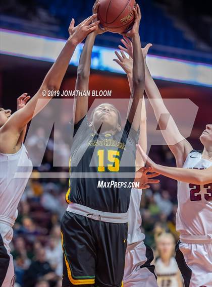 Thumbnail 1 in Trinity Catholic vs. Canton (CIAC Class S Final) photogallery.