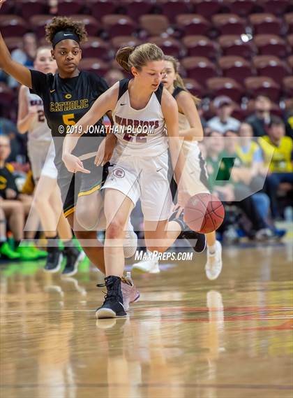 Thumbnail 2 in Trinity Catholic vs. Canton (CIAC Class S Final) photogallery.