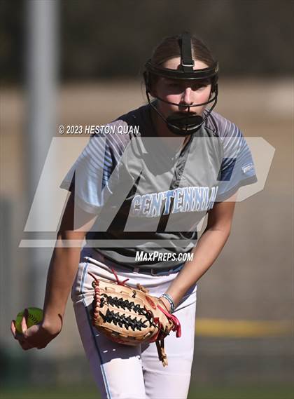 Thumbnail 2 in Centennial vs. Saint Francis (Michelle Carew Classic) photogallery.