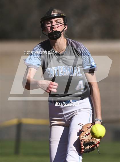 Thumbnail 2 in Centennial vs. Saint Francis (Michelle Carew Classic) photogallery.