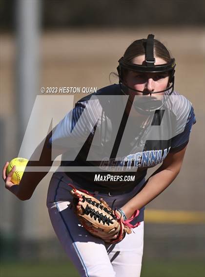 Thumbnail 3 in Centennial vs. Saint Francis (Michelle Carew Classic) photogallery.