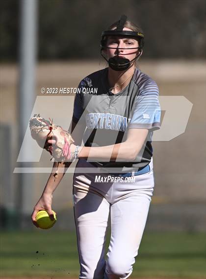 Thumbnail 2 in Centennial vs. Saint Francis (Michelle Carew Classic) photogallery.