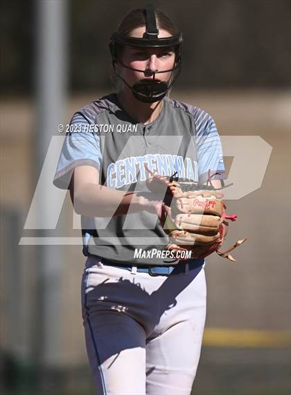 Thumbnail 3 in Centennial vs. Saint Francis (Michelle Carew Classic) photogallery.
