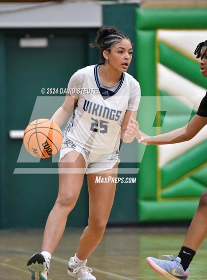 Thumbnail 3 in Cornerstone Christian vs. Pleasant Valley (St. Mary's MLK Showcase) photogallery.