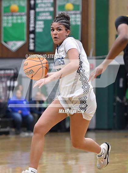 Thumbnail 1 in Cornerstone Christian vs. Pleasant Valley (St. Mary's MLK Showcase) photogallery.