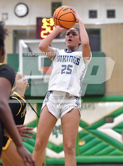 Thumbnail 3 in Cornerstone Christian vs. Pleasant Valley (St. Mary's MLK Showcase) photogallery.