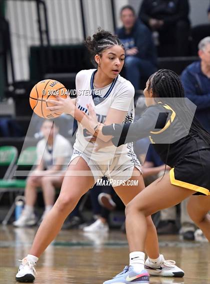 Thumbnail 1 in Cornerstone Christian vs. Pleasant Valley (St. Mary's MLK Showcase) photogallery.