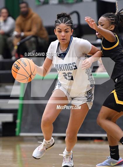 Thumbnail 3 in Cornerstone Christian vs. Pleasant Valley (St. Mary's MLK Showcase) photogallery.