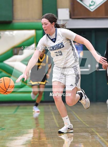 Thumbnail 1 in Cornerstone Christian vs. Pleasant Valley (St. Mary's MLK Showcase) photogallery.