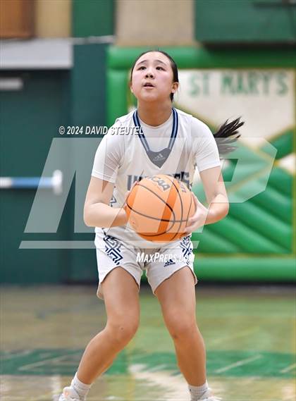 Thumbnail 3 in Cornerstone Christian vs. Pleasant Valley (St. Mary's MLK Showcase) photogallery.