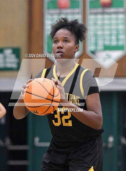 Thumbnail 1 in Cornerstone Christian vs. Pleasant Valley (St. Mary's MLK Showcase) photogallery.