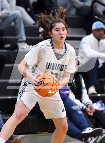 Thumbnail 2 in Cornerstone Christian vs. Pleasant Valley (St. Mary's MLK Showcase) photogallery.